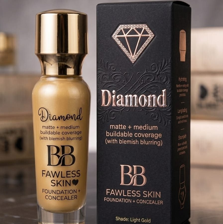 Diamond BB Fawless Skin Foundation & Concealer