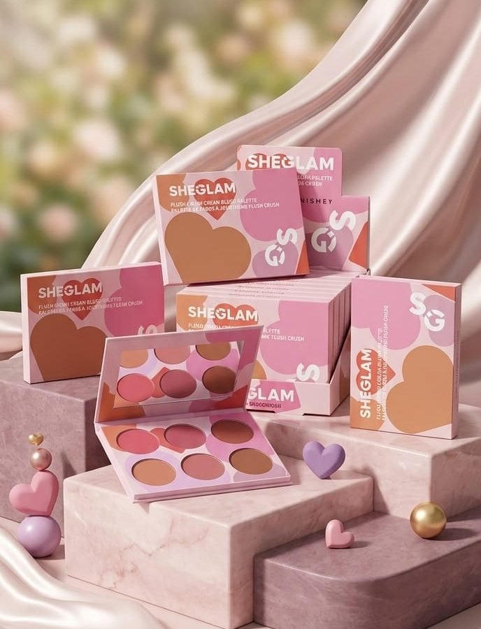 SheGlam Flush Crush Cream Blush Palette