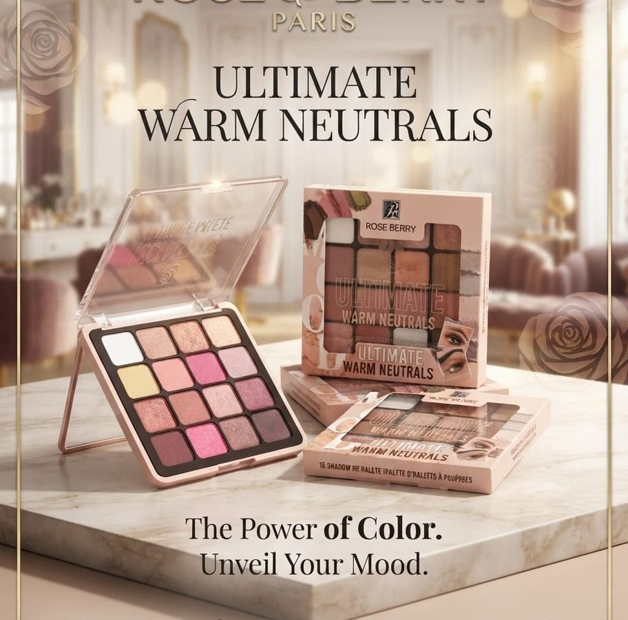 Rose Berry Paris Ultimate Warm Neutrals Eyeshadow Palette