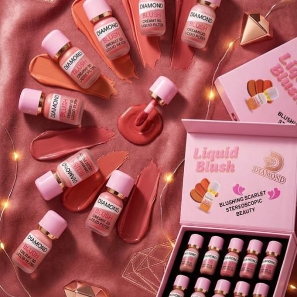 Diamond Liquid Blush Set - Blushing Scarlet