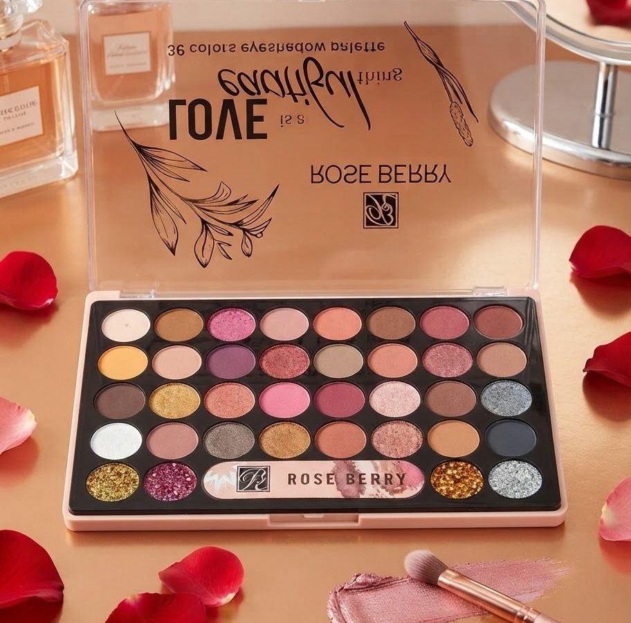 Rose Berry Love Is a Beautiful Thing 36-Color Eyeshadow Palette