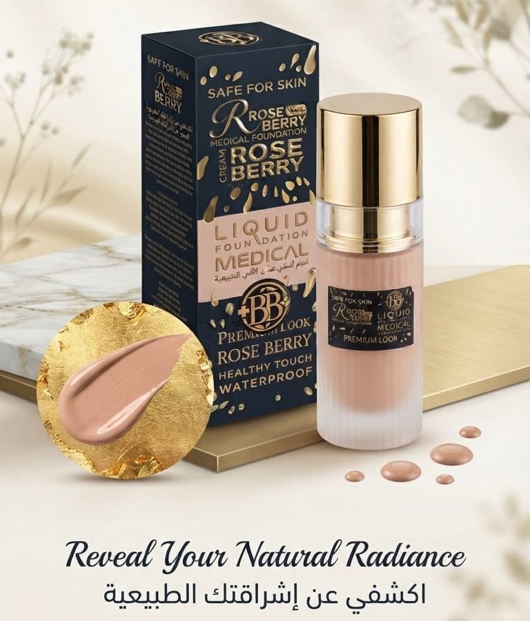 Rose Berry Medical Liquid Foundation - Premium Look