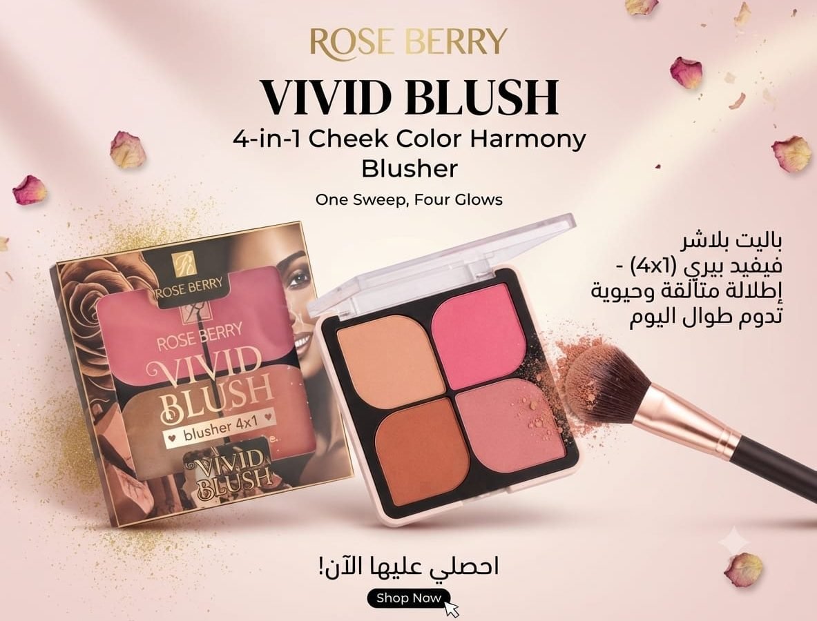 Rose Berry Vivid Blush 4-in-1 Cheek Color Harmony